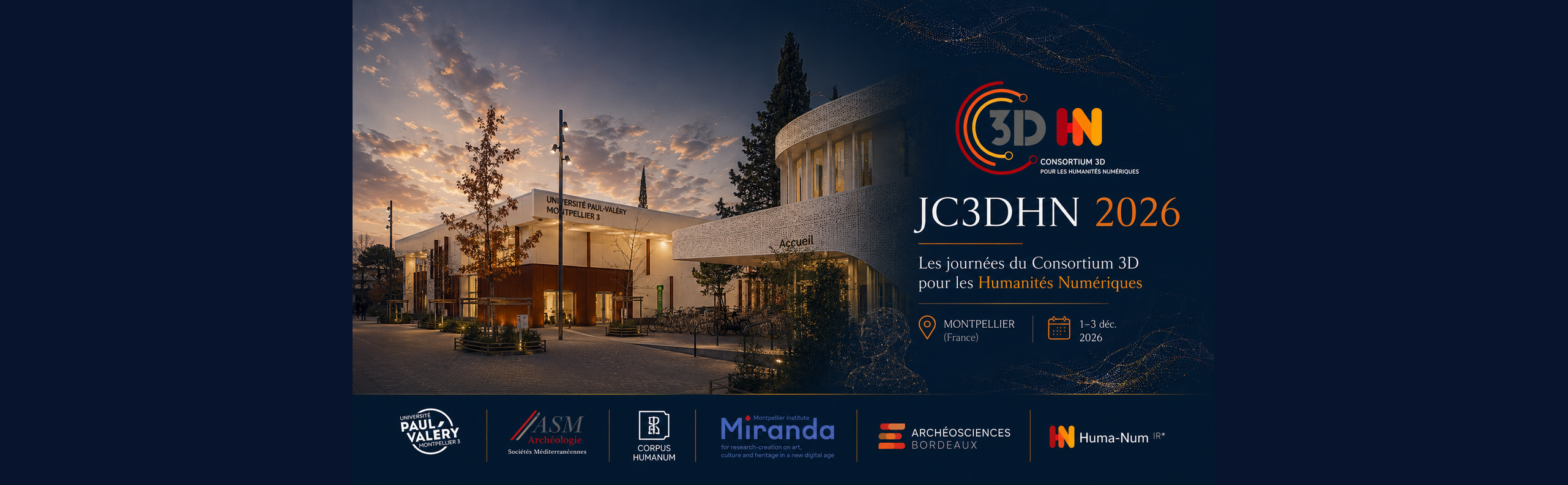 Les journées du Consortium 3D pour les Humanités Numériques 2026>